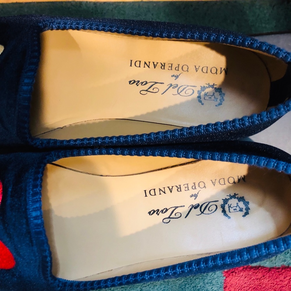 Banana split Blue Red heart RARE shoes Del Toro 9 - Picture 5 of 8